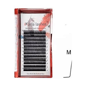Cílios Maria Sasha 5D W Curvatura M Efeito Fox Eyes Egípcio