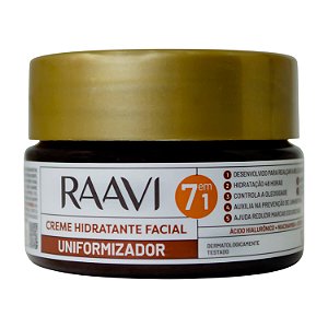 Creme Hidratante Facial Raavi 7 em 1 Uniformizador com Ácido Hialurônico 100g