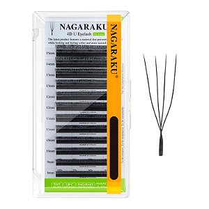 Cílios Nagaraku 4D U Air Series para Extensão Volume Egípcio