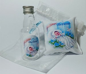 Kit Mini Almofada-Meu Batizado-Menino
