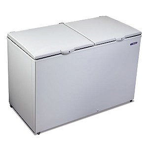 Freezer e Refrigerador Horizontal 2 tampas - 419L