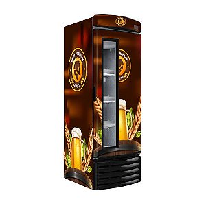 Geladeira expositora com visor Metalfrio 500 litros