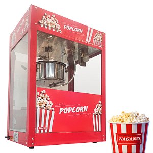 Máquina Pipoqueira Elétrica de Bancada Profissional NMPE2 220v - Nagano
