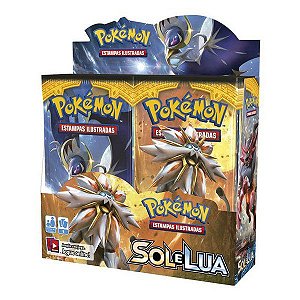 Pokémon TCG Booster Box - Sol e Lua