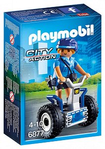 Playmobil 6877 - Polícia Feminina com Segway