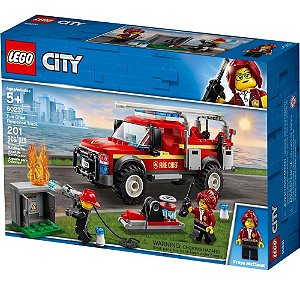 Lego City - Caminhão Do Chefe Dos Bombeiros 60231