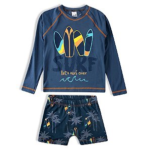 Conjunto De Praia Juvenil Com Proteção Solar Surf Tip Top