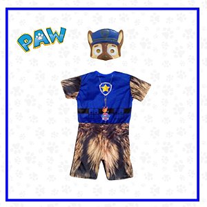 Fantasia Infantil Policial Chase Patrulha Canina