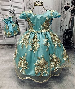 Vestido Infantil Cattai Princesas