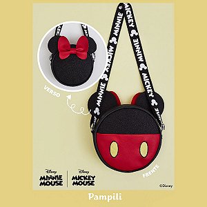 Bolsa Infantil Pampili Mickey e Minnie Mouse © DISNEY