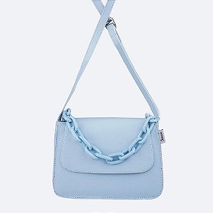 Bolsa Tiracolo Tweenie Corrente Azul Pampili