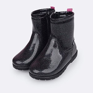 Bota Infantil Feminina Pampili Rubi Preta Furtacor
