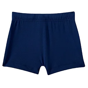 Shorts praia estampa lisa elastano liso kids tip top marinho