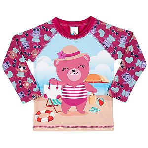 Camiseta Com Proteção Solar Surfista Friends Bebê