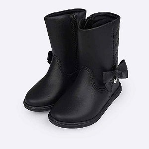Bota Infantil Cano Longo Pampili Jujuba Laço Lateral