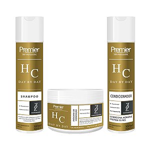 Kit Home Care Day by Day Pós Química Uso Diário Shampoo, Condicionador e Máscara