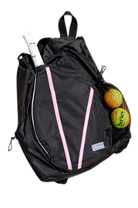 Mochila de Beach Tennis Pro Smash-Grafite com Rosa