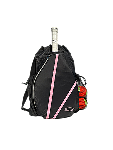 Mochila de Beach Tennis Pro Smash-Grafite com Rosa