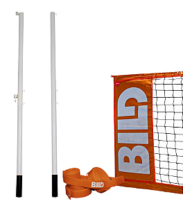 Kit Profissional Linha Premium Completo de Volei Personalizado com Poste Fixo