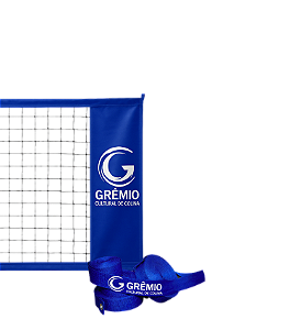 Kit de Volei  Profissional Personalizado - Rede Profissional Premium + Marcação Profissional Premium + Bolsa