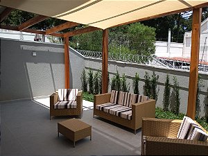 TELA TOLDO PREMIUM SHADE 8X5m ou 5x8 m SOMBREAMENTO SOMBRALUX + KIT DE INSTALAÇÃO
