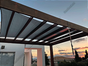Tela de Sombreamento 4x2m (2x4m) com Kit de Instalação - Retangular - Sombralux