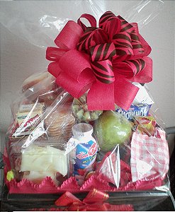 BANDEJA CAFÉ DA MANHÃ OU CHÁ DA TARDE VERMELHA