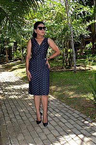 Vestido Alfaiataria Luzy Preto com Transpasse