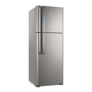 Geladeira / Refrigerador Electrolux DF56S Frost Free Duplex 474 Litros Painel Blue Touch Inox [0,1,0]