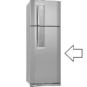 Porta do refrigerador Inox Electrolux DF52X 70201748  Original [1,0,0]