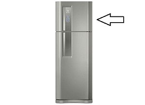 Porta do Freezer Inox Electrolux DF54X / DW54X A10962601  Original [1,0,0]
