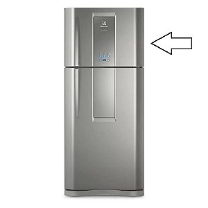 Porta do Freezer Inox Electrolux DF82X A99180304  Original [1,0,0]