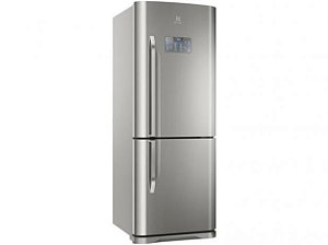 Geladeira / Refrigerador Electrolux Bottom DB53X Frost Free com Painel Blue Touch 454L - Inox  [0,1,0]