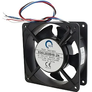 Micro Motor Ventilador Ventoinha EOS 120 x 120 x 38mm Bivolt