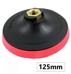 Suporte De Boina Velcro Para Discos Lixa 125mm Lixadeira
