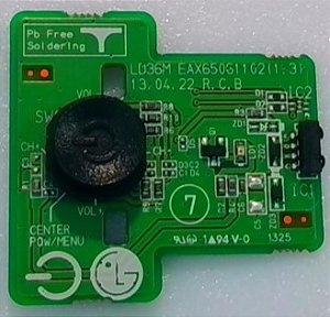 Botão Power Para Tv 42ln5460 | Eax65061102 (1.3)