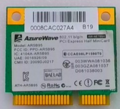 Placa Wireless Wifi Dv5-2040br Ar5b95 Atheros