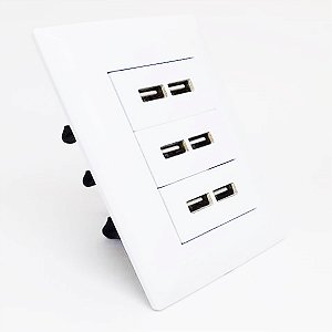 TOMADA USB PAREDE MASTER 66