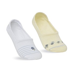 MEIA SAPATILHA INVISIVEL  - KIT 2 PARES