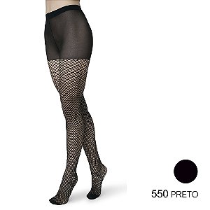 MEIA CALÇA ARRASTÃO - ELASTANO