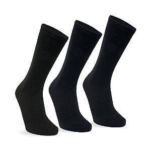 MEIA MASCULINA  - KIT 3 PARES