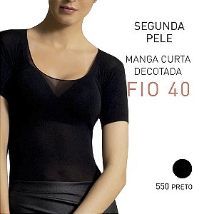 SEGUNDA PELE MANGA CURTA - FIO 40