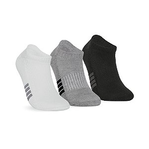 MEIA SAPATILHA ESPORTIVA - KIT 3 PARES