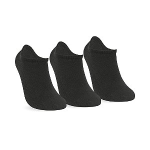 MEIA ESPORTIVA SAPATILHA - KIT 3 PARES