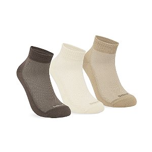 MEIA ESPORTIVA CANO CURTO - KIT 3P