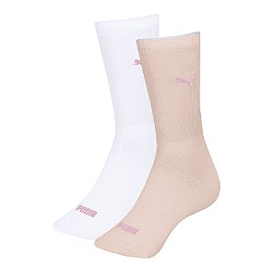 MEIA ESPORTIVA FEMININA CANO LONGO 2 PARES - PUMA