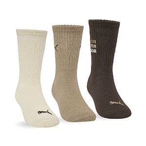 MEIA CANO LONGO INFANTIL - KIT 3 PARES