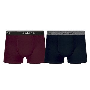 CUECA BOXER INFANTIL - KIT 2 UNIDADES