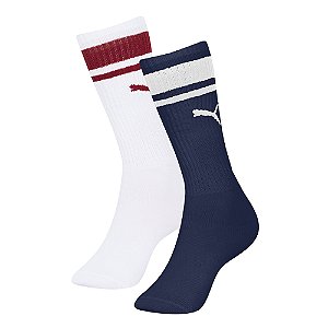 MEIA CANO LONGO ESPORTIVA MASCULINA KIT 2 PARES - PUMA