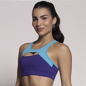 TOP COM RECORTE E BOJO - FITNESS